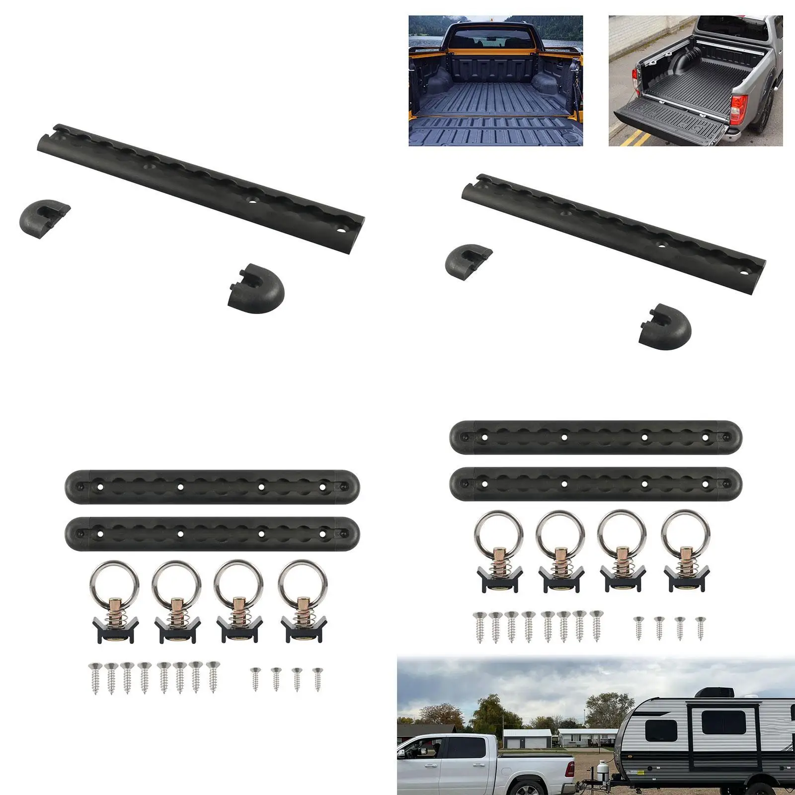 

Алюминиевый L-образный профиль черного цвета для крепления грузов на мотоциклах, прицепах-фургонах, кузовах грузовиков, прицепах-платформах. Практичный.