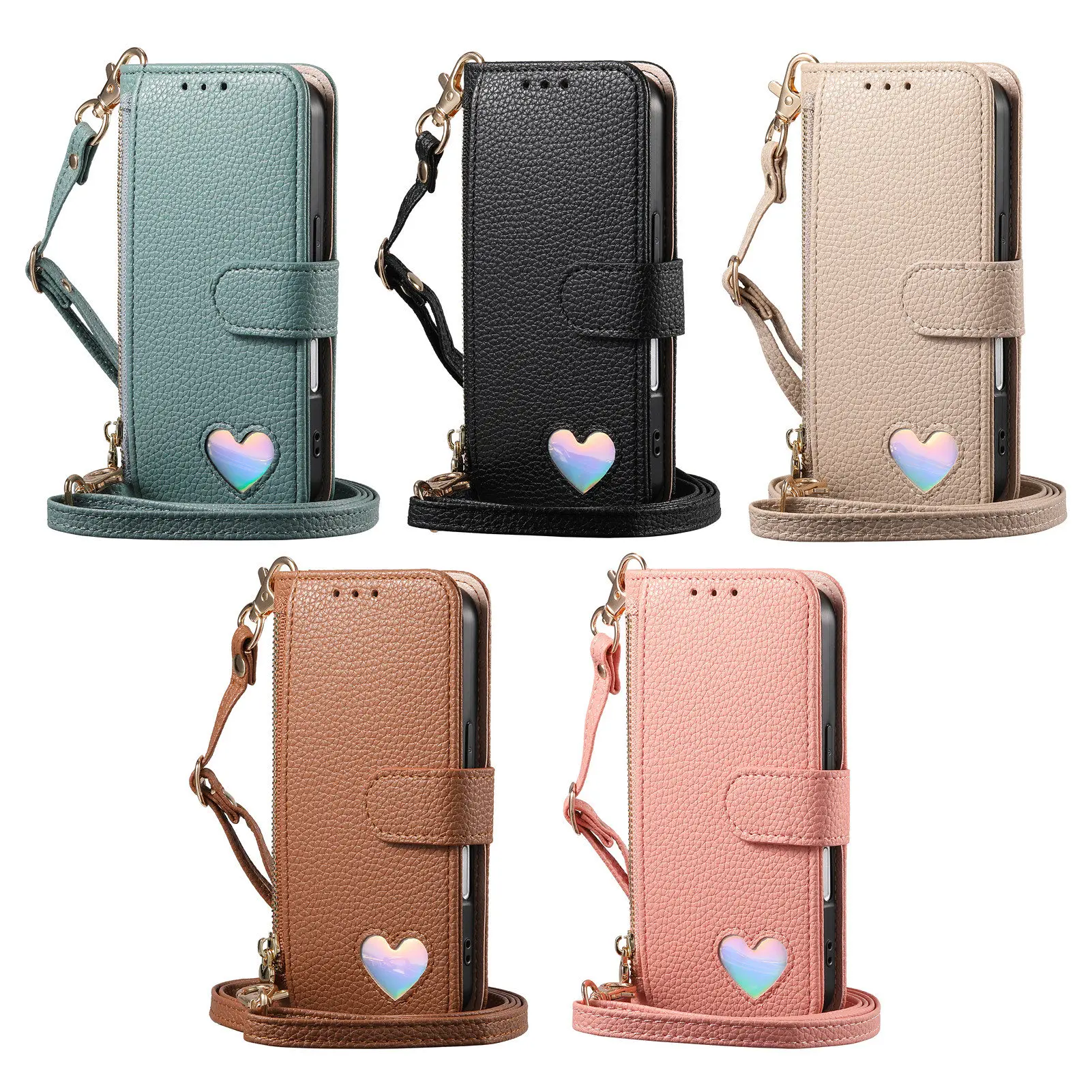 PU Deri Fermuarlı Çapraz Askıl - Flip Leather Case incelemesi ve fiyatı