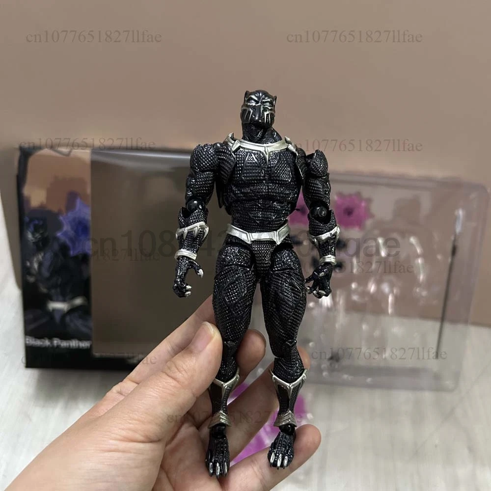 

Фигурка Чёрной Пантеры Ямагучи, Король Ваканды, Mafex, подвижная модель, игрушка, декор для комнаты, подарок