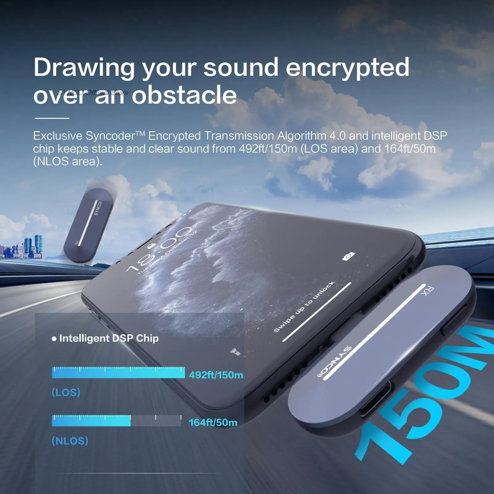 Беспроводной микрофон SYNCO P2SL,P2ST для смартфона, микрофон для караоке, аудио-и видеосъемки, профессиональная портативная камера с отворотом