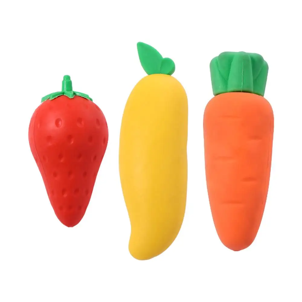 Mango Writing Drawing Sketch Wiping Erasers Big Fruit Erasers Correction Supplies Soft Pencil Erasers Students Stationery