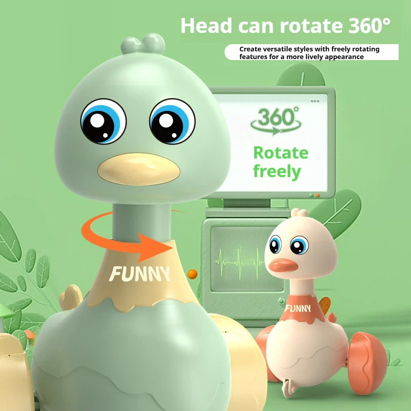 ของเล่นเด็ก ตุ๊กตาเป็ดการ์ตูน ของเล่นรถโยก ของเล่นสัตว์เลื่อนด้วยแรงเฉื่อย รถดึงกลับ ของเล่นเสริมพัฒนาการเด็กเล็ก ของเล่นคลาน ของขวัญสำหรับเด็กวัยเตาะแตะ