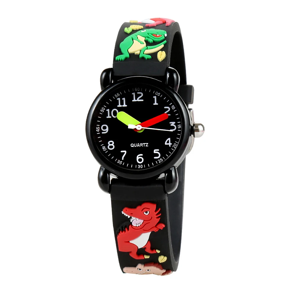 

Cartoon Waterproof Watches 3D Kids Silicone Quartz Watch for Primary School Children Girl Boy Time Teacher Accessories Decor