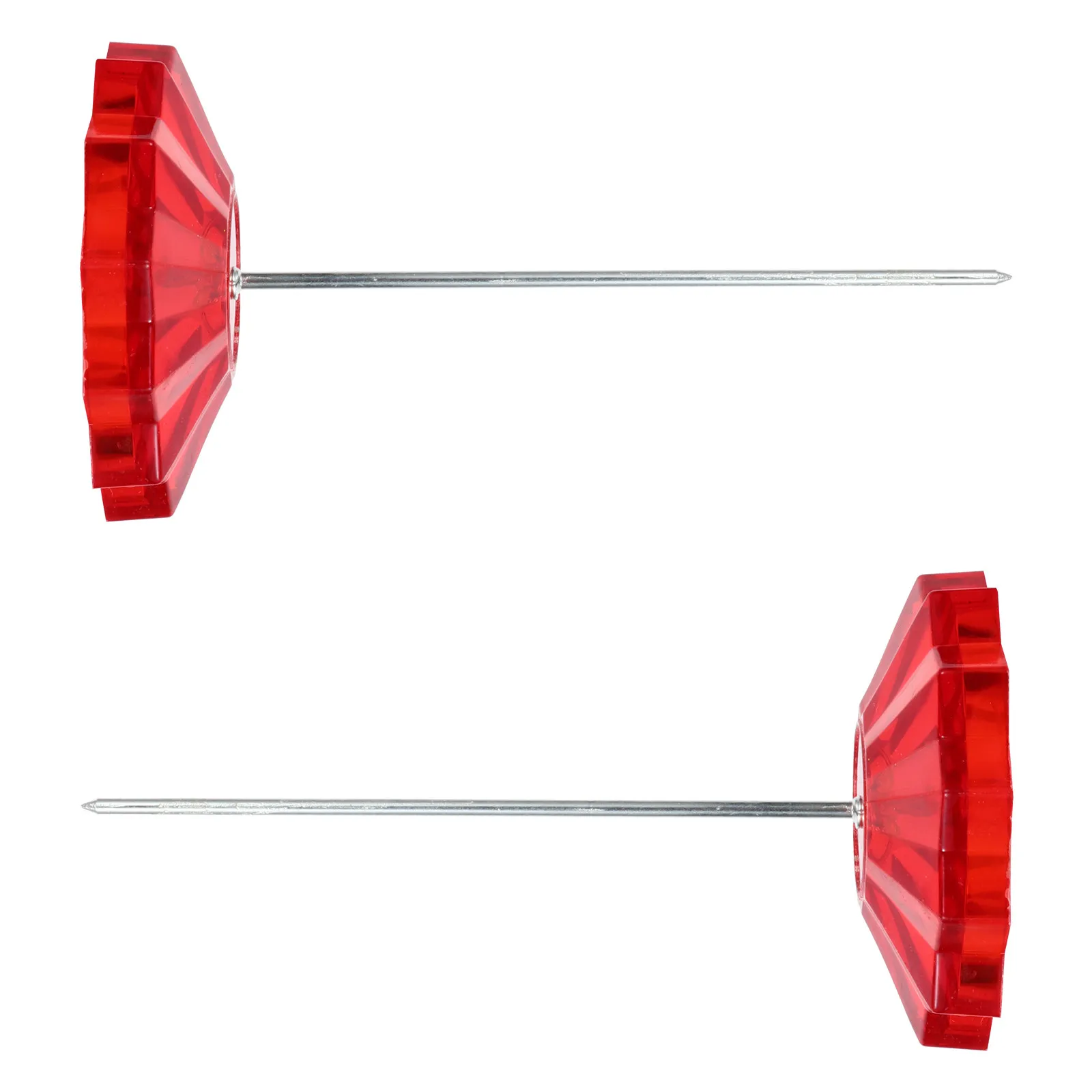 2Pcs Office Desk Receipt Spindle Holder for Restaurant Cashier Counter Bill Check Memo Paper Storage Anti-Slip Spike Stick