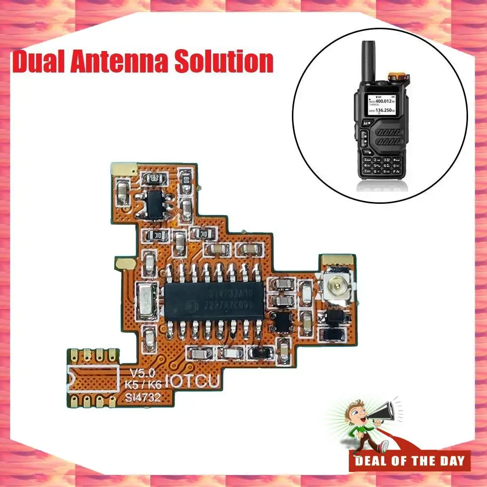 

24-часовая доставка SI4732 V5.0 Модуль модификации FPC + USB-кабель для Quansheng K5 K6 Коротковолновый полнодиапазонный/одинарный переплет на боковую полоску