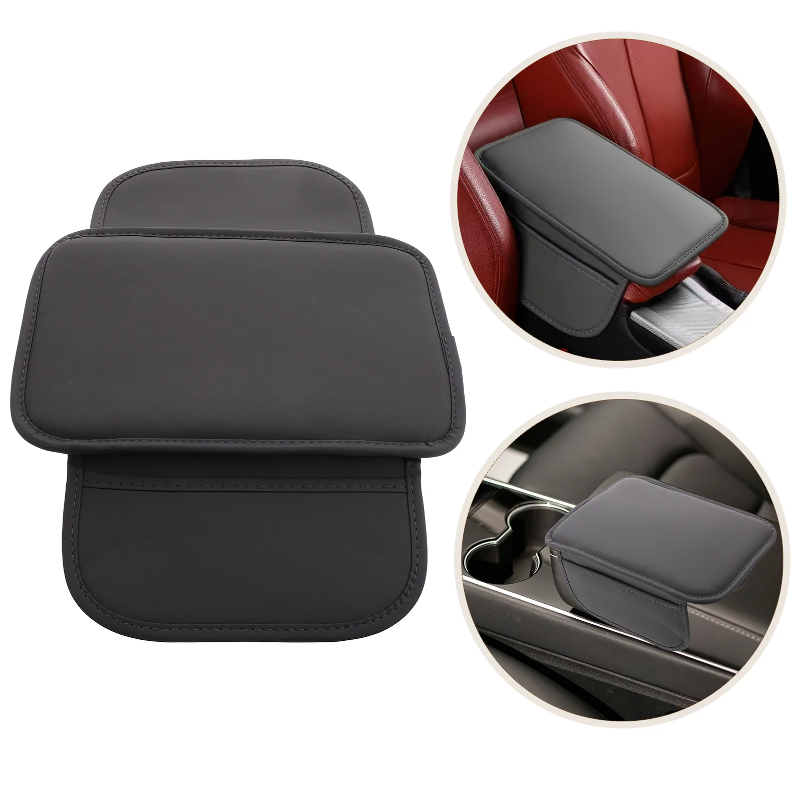 

Universal Waterproof Car Armrest Cushion Pad Center Console Cover Protective Storage Organizer Auto Vehicle Interior