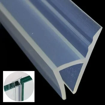 Joint de porte de douche 2M, 1 pièce, bande de douche de bain, écrans d'étanchéité pour portes, joints en verre, lacunes, amélioration de l'habitat, 6mm/8mm/10mm/12mm