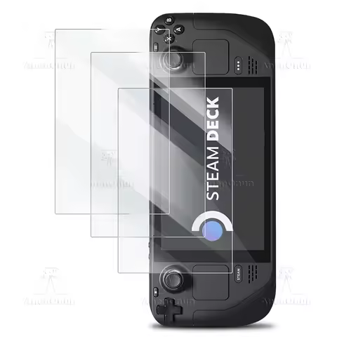 Steam Deck/Steam Deck Oled Tempered Glass Screen Protector 2.5D Curved Edge 9H Hardness Shatterproof Anti-Scratch HD Bubble-Free
