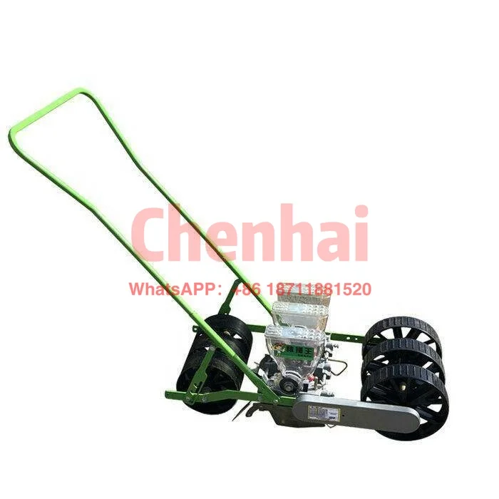 Agricultural 3 rows manual seeder  hand push vegetable planter for cabbage carrot onion seeds