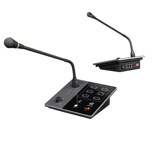 

Analog PA Systems Network Broadcast Remote Paging Station Multi Zone Functional Remote Broadcasting Intelligent Paging Station