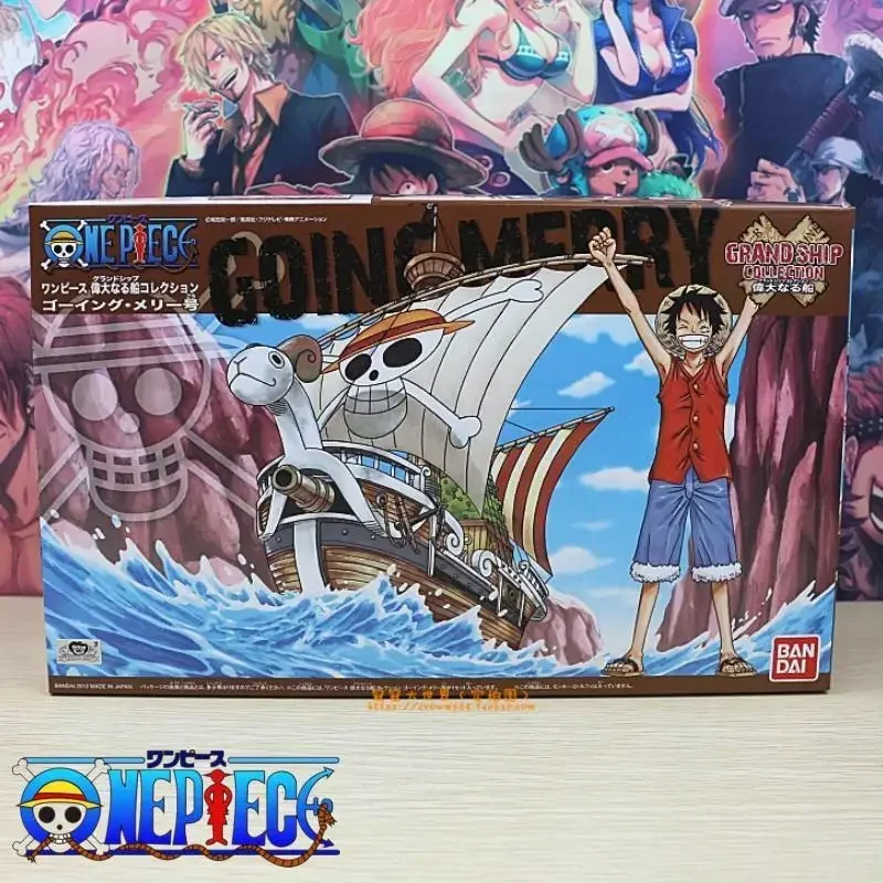 

Anime One Piece Marine Pirate Boat Thousand Sunny Figurines Manga Statue Pvc Action Figure Collection Model Assembled Ship Toy