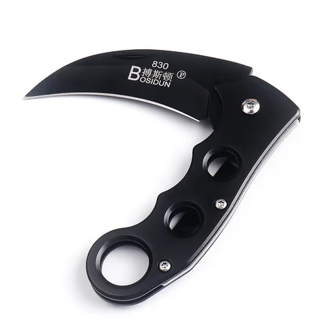 Outdoor Eagle Claw Knife Curved Detached Express Short Personalized Carrying Wolf Folding Knife Camping Survival Knife
