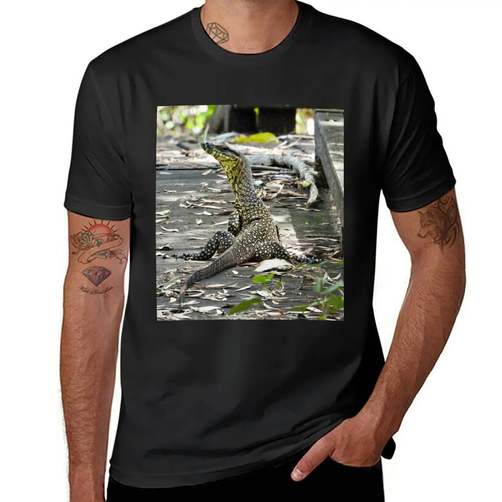 Goanna owning the pathway T-Shirt oversizeds summer clothes new edition mens cotton t shirts