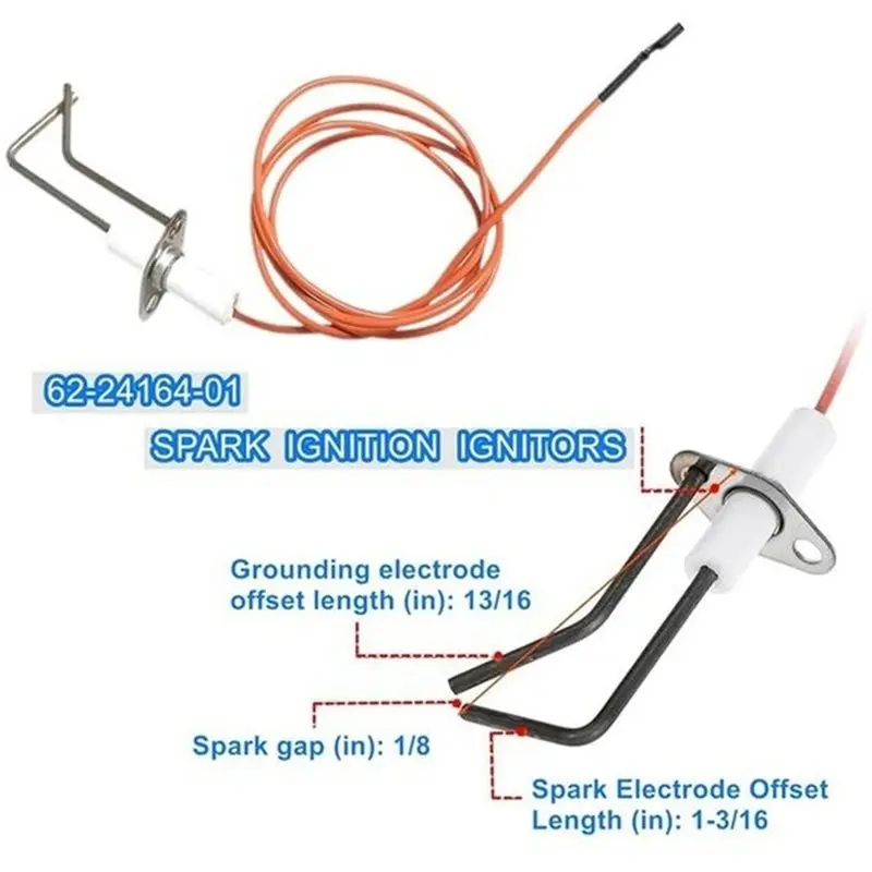 B15C Furnace Burner Direct Spark Ignition 62 24164 01 Replacement Part, Furnace Burner Igniter
