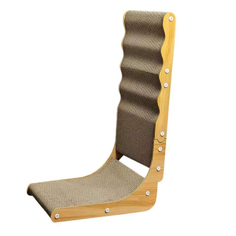 

L Shaped Cat Scratcher Kitten Scratching Board Pet Nail Sharpener Board Interactive Mental Physical Exercise Toy for Kittens