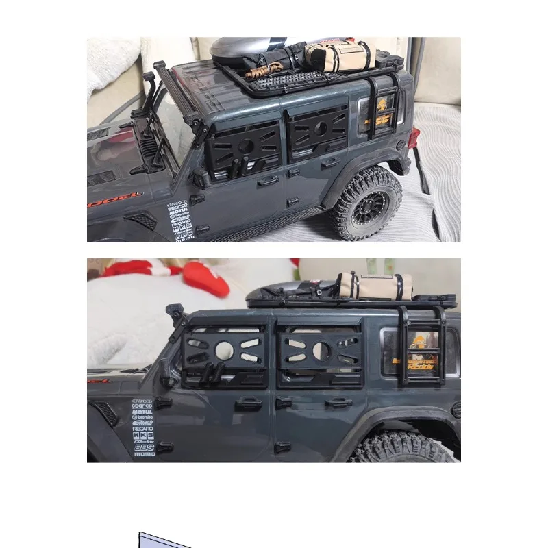 RLAARLO MK07 1/7 RC Crawler Body Armor Deur- en raambeschermers Krasbescherming Installatie zonder boor voor off-road truck-upgrades