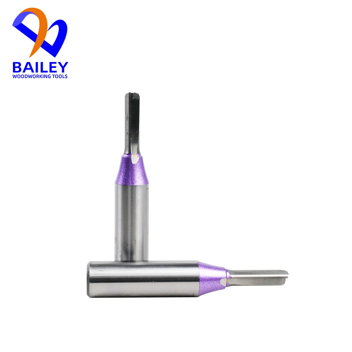 BAILEY 1PC 12.7x6mm Series 2 Flute TCT Straight Bit EndMill Cutter Router Bit for Wood Tungsten Carbide Router Bit Woodwork Tool