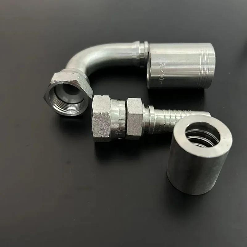 Wysokociśnieniowy wąż hydrauliczny NPT 7/16 1/2 9/16 3/4 7/8 1-1/16 do rur 6mm-38mm Złącze zaciskane z kolcem — zdjęcie 6