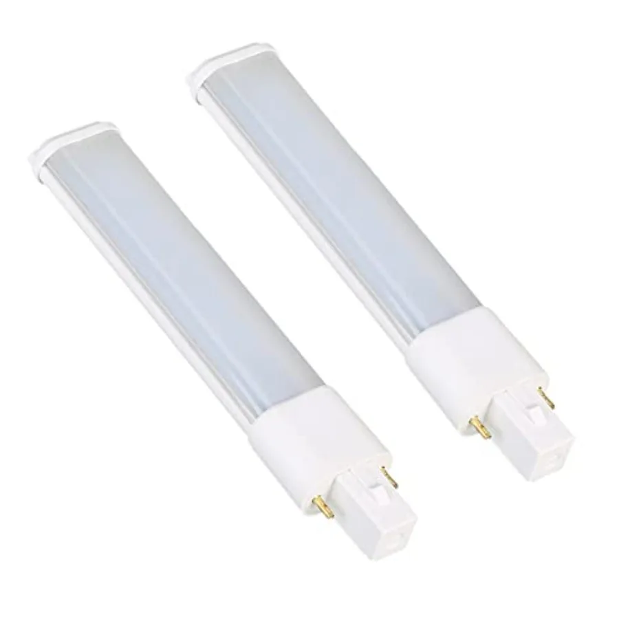 2 Pack 5W G23 LED Bulb, U Shaped 2 pin PL CFL PLS-9W Replacement, 5.3