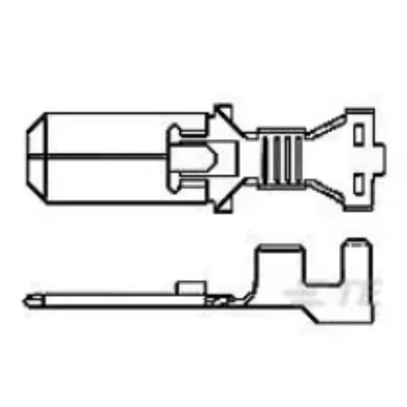 50PCS Original genuine Tyco connector 344067-1 male plug-in terminal