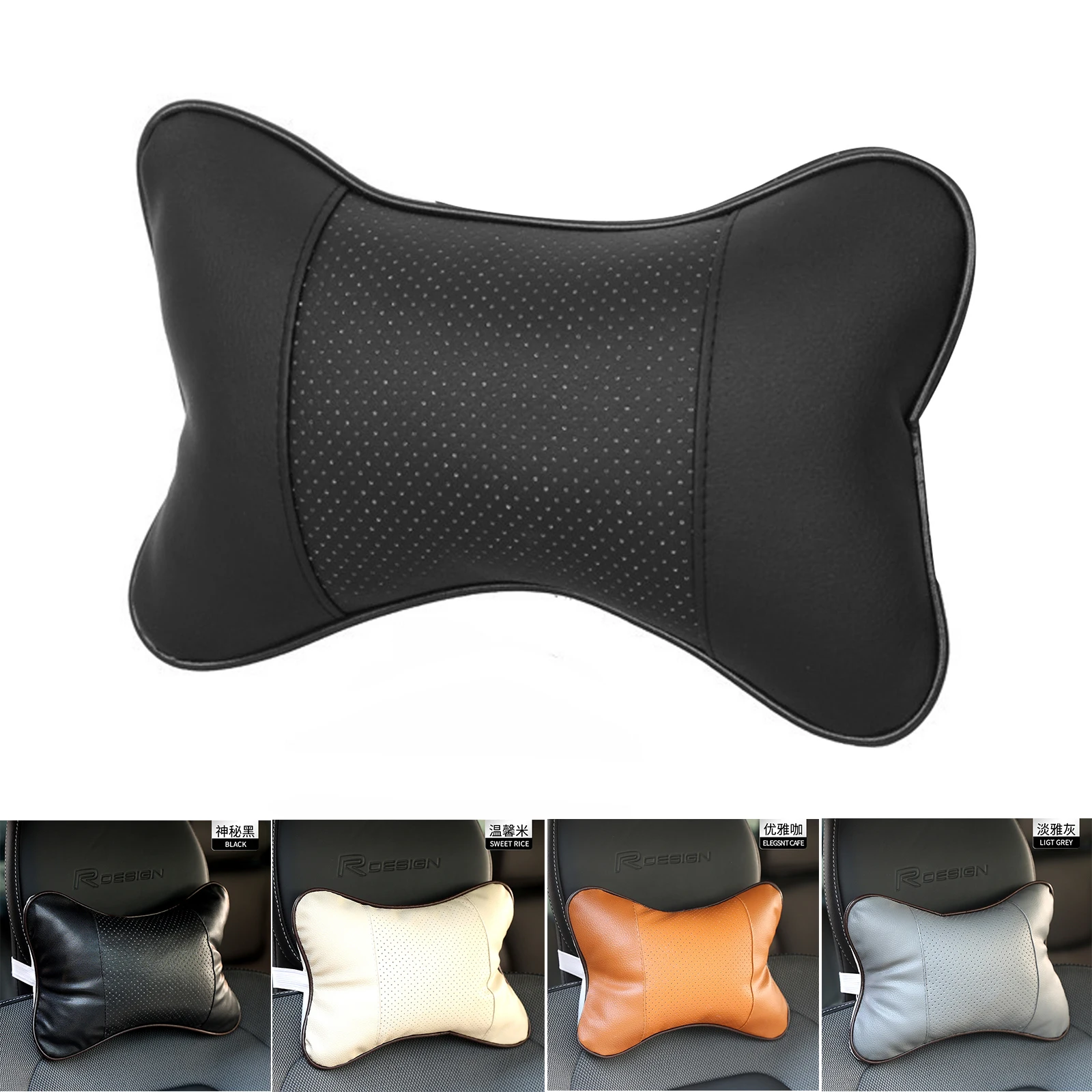 Soft Car Seats Neck Pillow Breathable Auto Head Neck Rest Cushion Relax Neck Support Cervical Headrest Comfortable Car Pillow