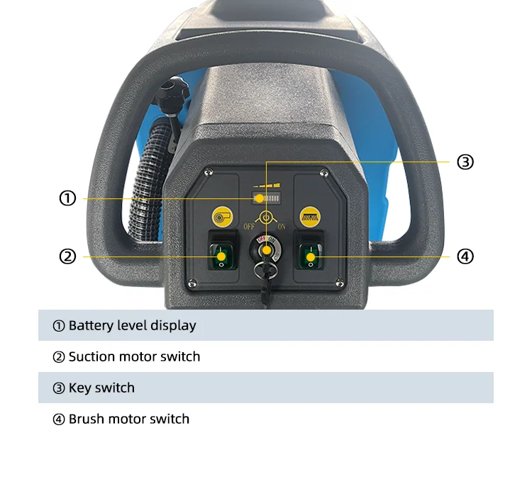 เครื่องขัดพื้นอุตสาหกรรมแบบเดินตาม รุ่น IronBee JX60 ราคาดีที่สุด สำหรับทำความสะอาดพื้นกระเบื้องเซรามิก
