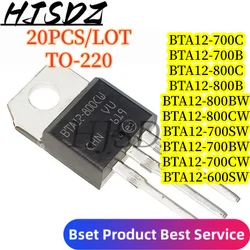 10PCS BTA12-600SW BTA12-700B BTA12-700C BTA12-700CW BTA12-700BW BTA12-700SW BTA12-800B BTA12-800C BTA12-800BW BTA12-800CW TO-220