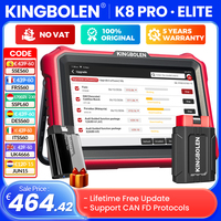 KINGBOLEN K8 PRO/K8 ELITE Car Diagnostic Tools CANFD DOIP Auto OBD OBD2 Scanner All System ECU Coding Active Test Free Update