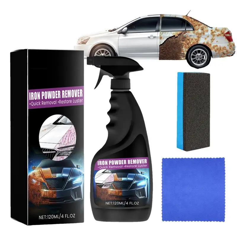 

Car Wheel Cleaner Spray 120ml Rust Inhibitor Quick Acting Multifunctional Surface Safe & Professional Car Wheel Cleaner Spray