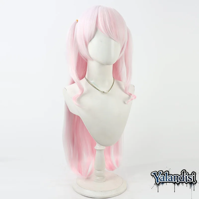 Yalandisi& NIJISANJI Virtual YouTube Vtuber Yuihua Shiina Cos Cosplay Wig Halloween Carnival Party Props Synthetic Hair+Wig Cap