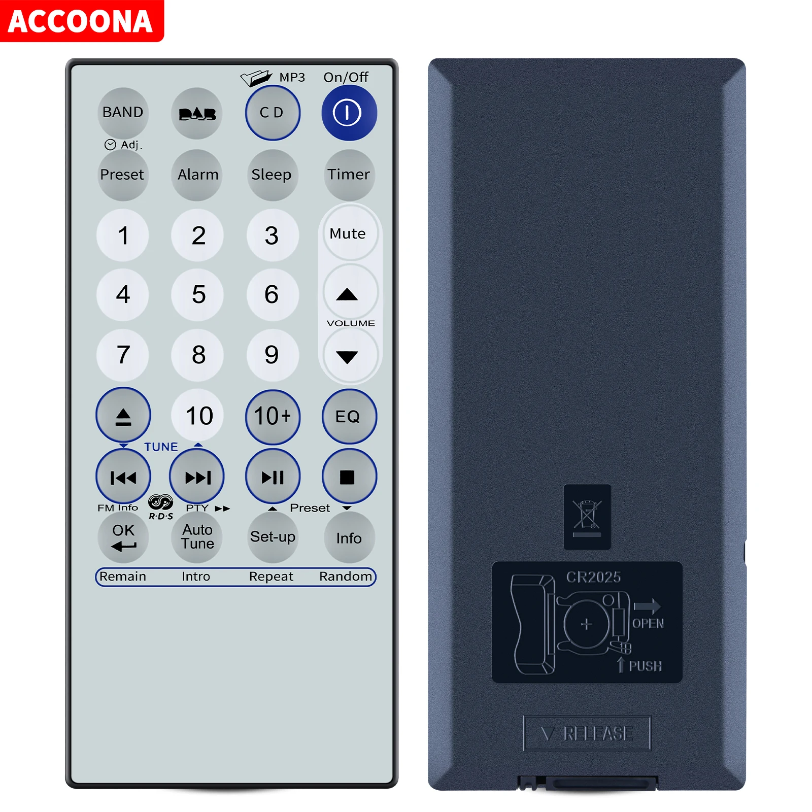 

New Remote Control For Roberts MP-16 Digital Sound System