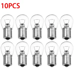 1/10Pcs Car Turn Signal Light S25 1156 1141 BA15S Car Double Filament Halogen Bulb DC12V Reversing Light Yellow Bulb