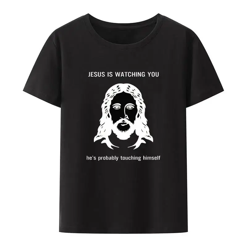 Jesus Cross Fit Graphic Print T Shirt Men Women Funny Gym Enthusiast Casual Short Sleeve Plus Size T Shirt Unisex