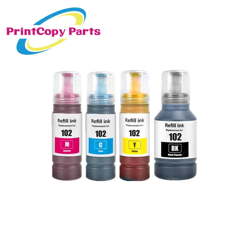 Refill Ink 102 C13T03R140 for Epson EcoTank ET-2700 ET-2750 ET-2751 ET-2756 ET-2850 ET-2851 ET-2856 Printer