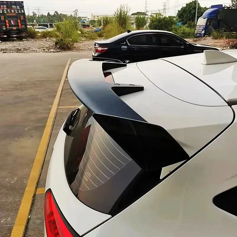 SUV Hatchback Car Universal Black Carbon Spoiler Wings Exterior Tuning Accessorie Parts For Toyota Honda Mazda VW Benz BMW Audi