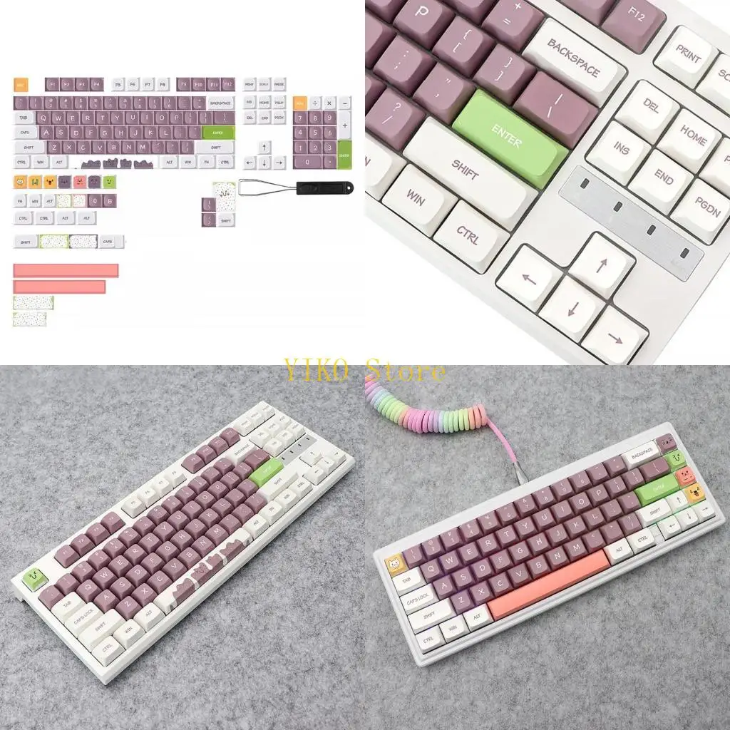 

K32C PBT колпачки для клавиш Dye-Sub, 134 шт., колпачки для клавиш XDA Expressions для игровых механических устройств