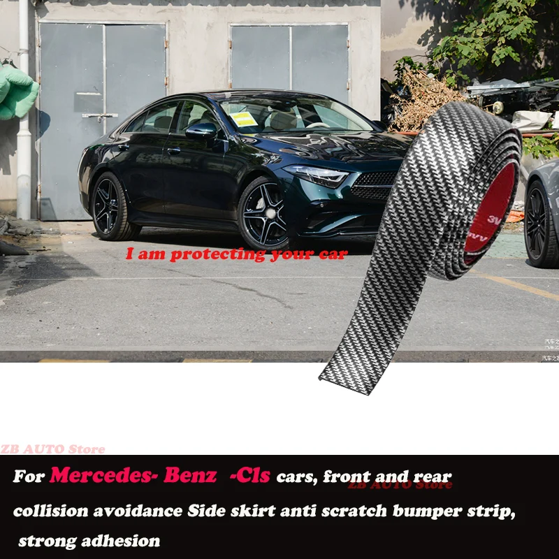 

Strong adhesive bumper strip, front and rear lip side skirts, collision and scratch resistant suitable For Mercedes Benz Cls