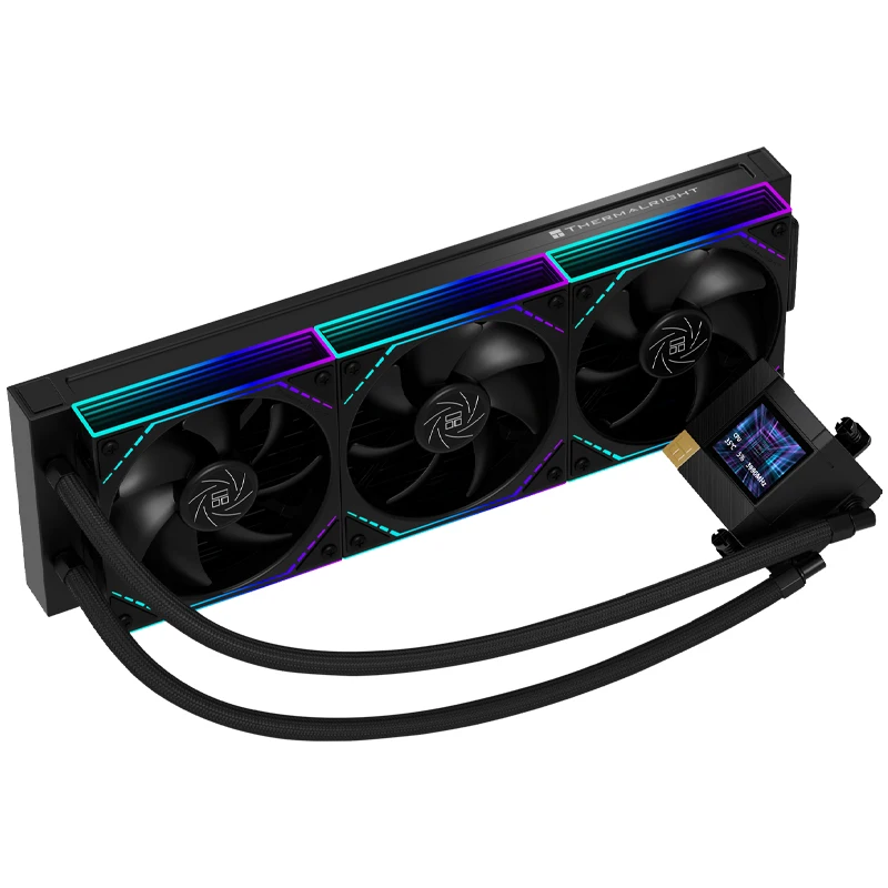 مبرد سائل لوحدة المعالجة المركزية Thermalright CORE MATRIX 360 VISION 360 مم الكل في واحد بدقة 2 بوصة 320*240 IPS LCD يدعم LGA 1851 AMD AM5
