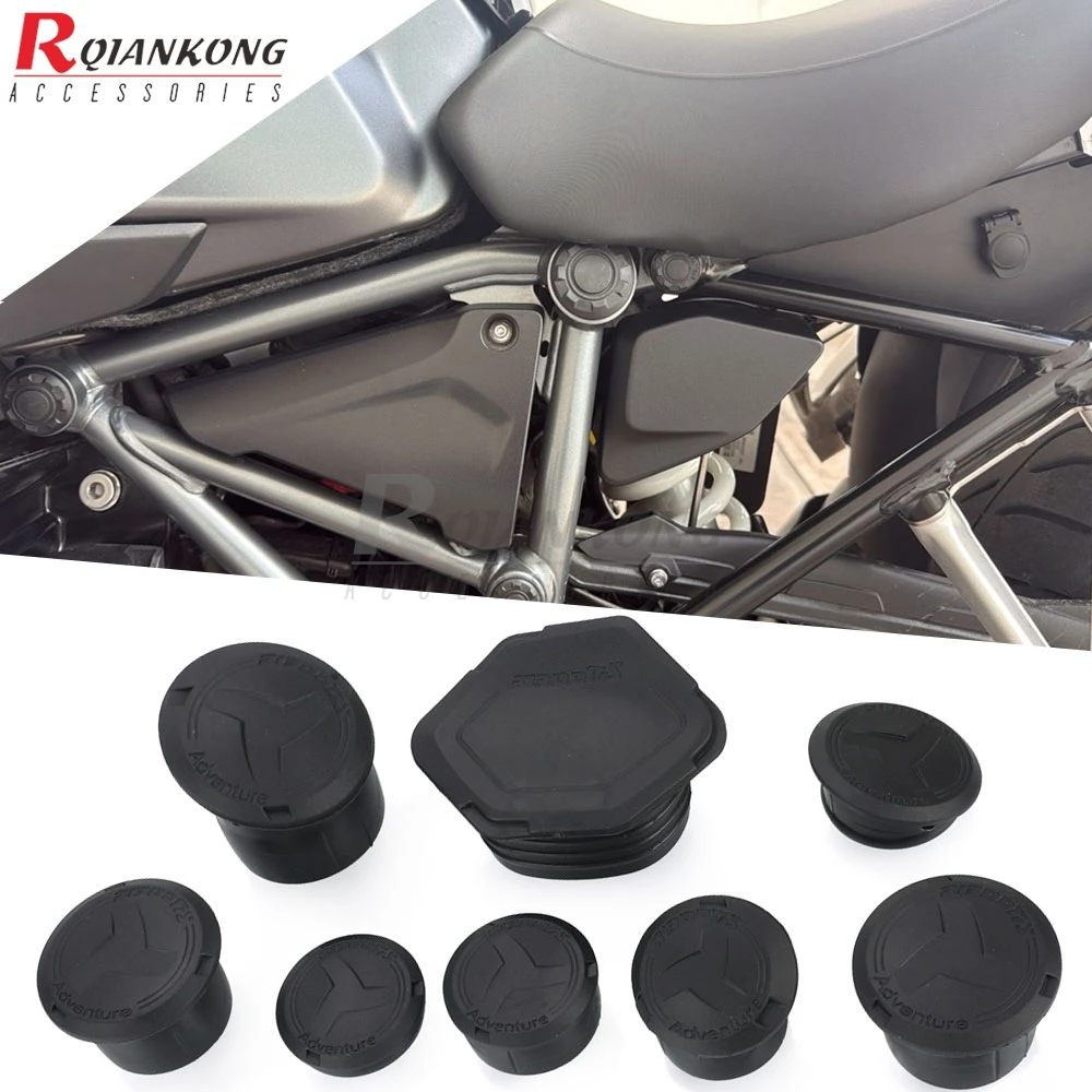 

Motorcycle Frame Hole Cover Caps Plug For BMW R1300GS R1300 R 1300 GS Adventure ADV 2023 2024 2025 Decorative Frame End Cap Sets