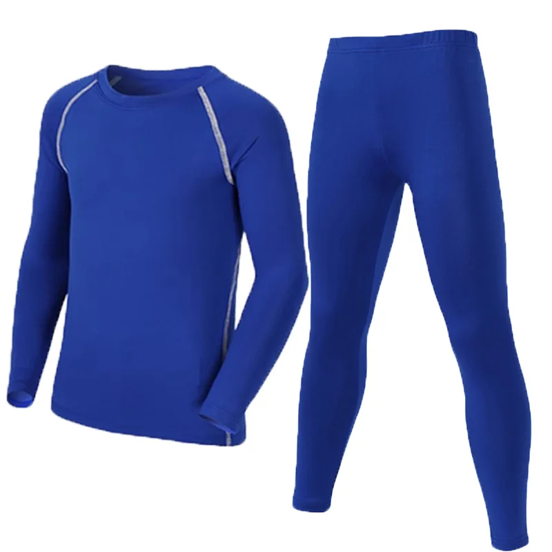 Children Kid Boy Girl Conmproression Skiing Underwear Set Fitness Ski Snowboarding Sport Running Hiking Exercise Jogging Suit 19