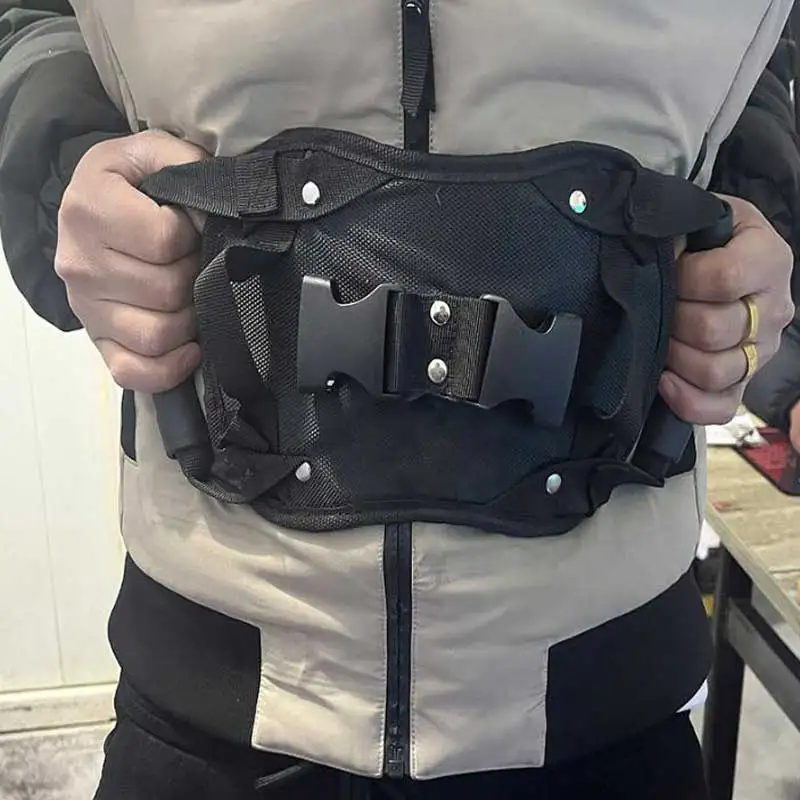 

Motorcycle Rear Passenger Safety Grip Frame Adjustable Grip Grab Handle Non-slip Strap With Handle Bicycle Safety Harnes