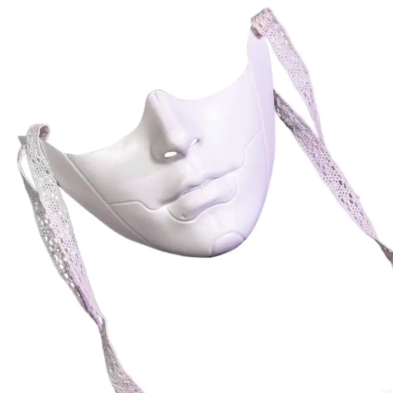 N58F Maske Halloween Kostümmaske für Frauen Männer Maskerade Dekorationsmaske