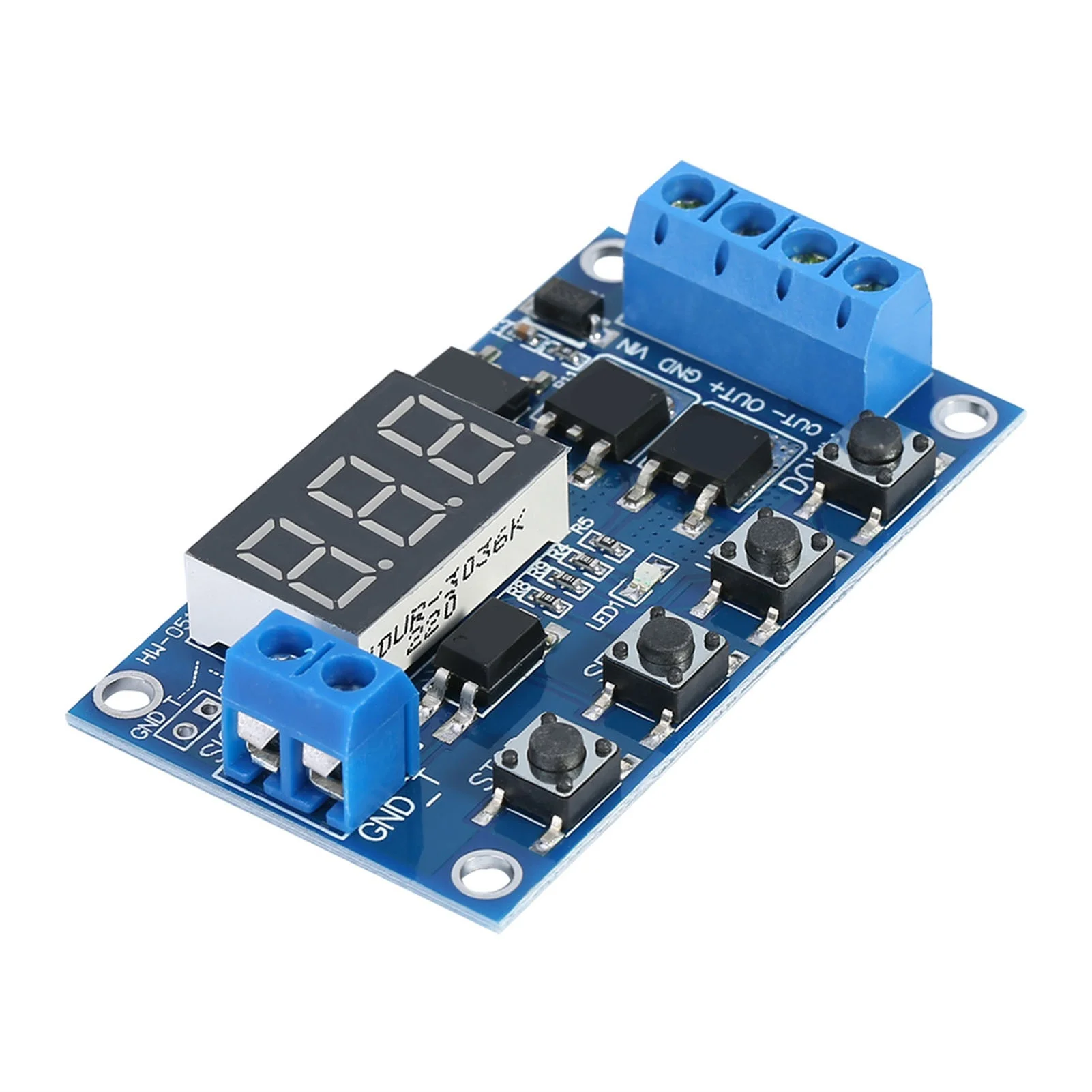 DC 5V-30V Trigger Cycle Delay Timer Switch Turn On Off Relay Module with LED Display