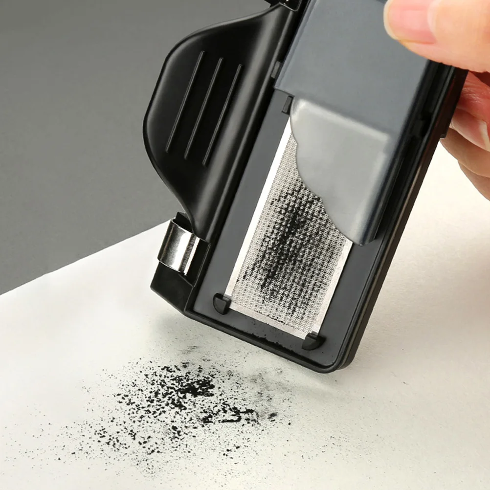 

Plastic Pencil Sharpener Kids Tool Double Sided Sketch Sharpening Supply Clip Design Drawing Board Stable Middle Grinding Area