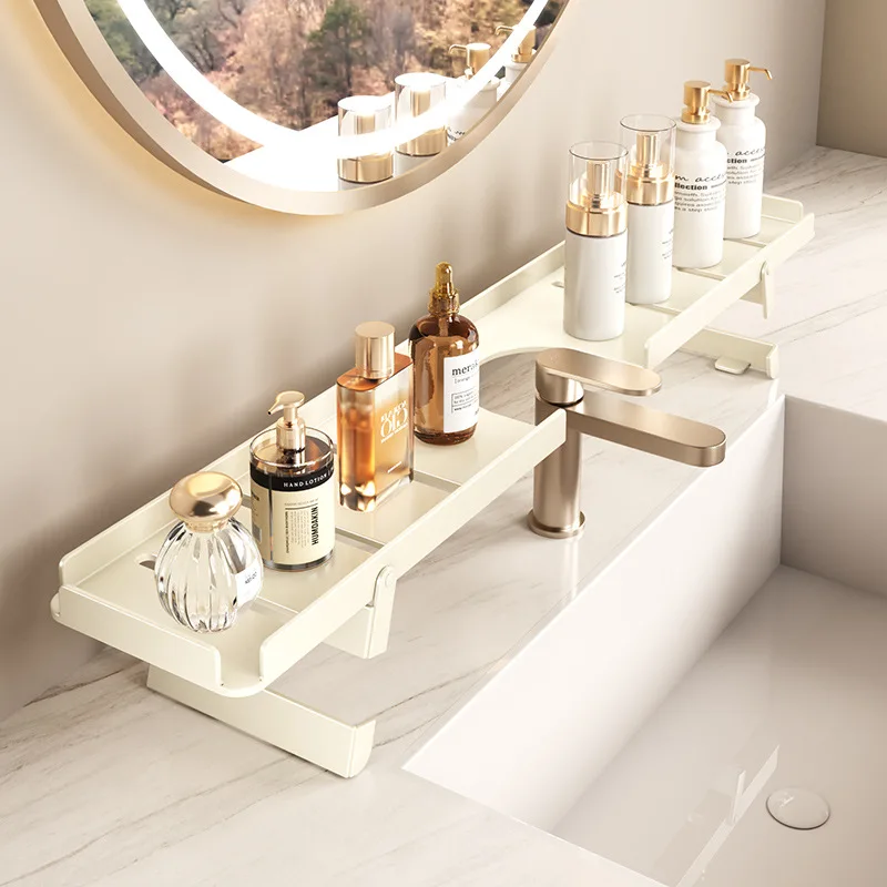 Drill free aluminum corner rack for bathroom Bathroom rack Bathroom storage rack Aluminum hanging rack Bathroom storage rack 4