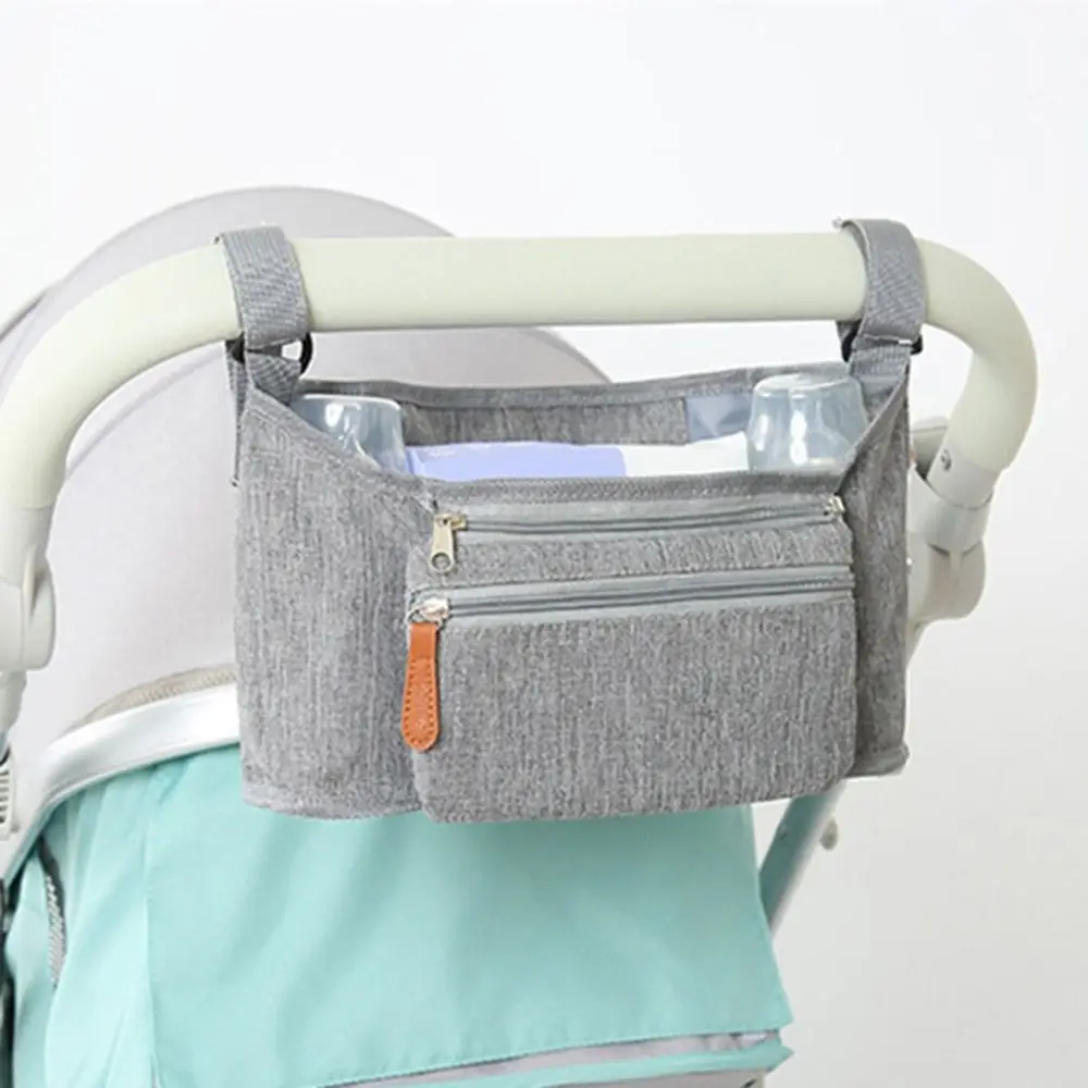 For Newborn Pram Buggy Storage Bag Infant Nappy Bags Stroller Storage Bag Stroller Cup Holder Baby Pram Organizer Bottle Holder