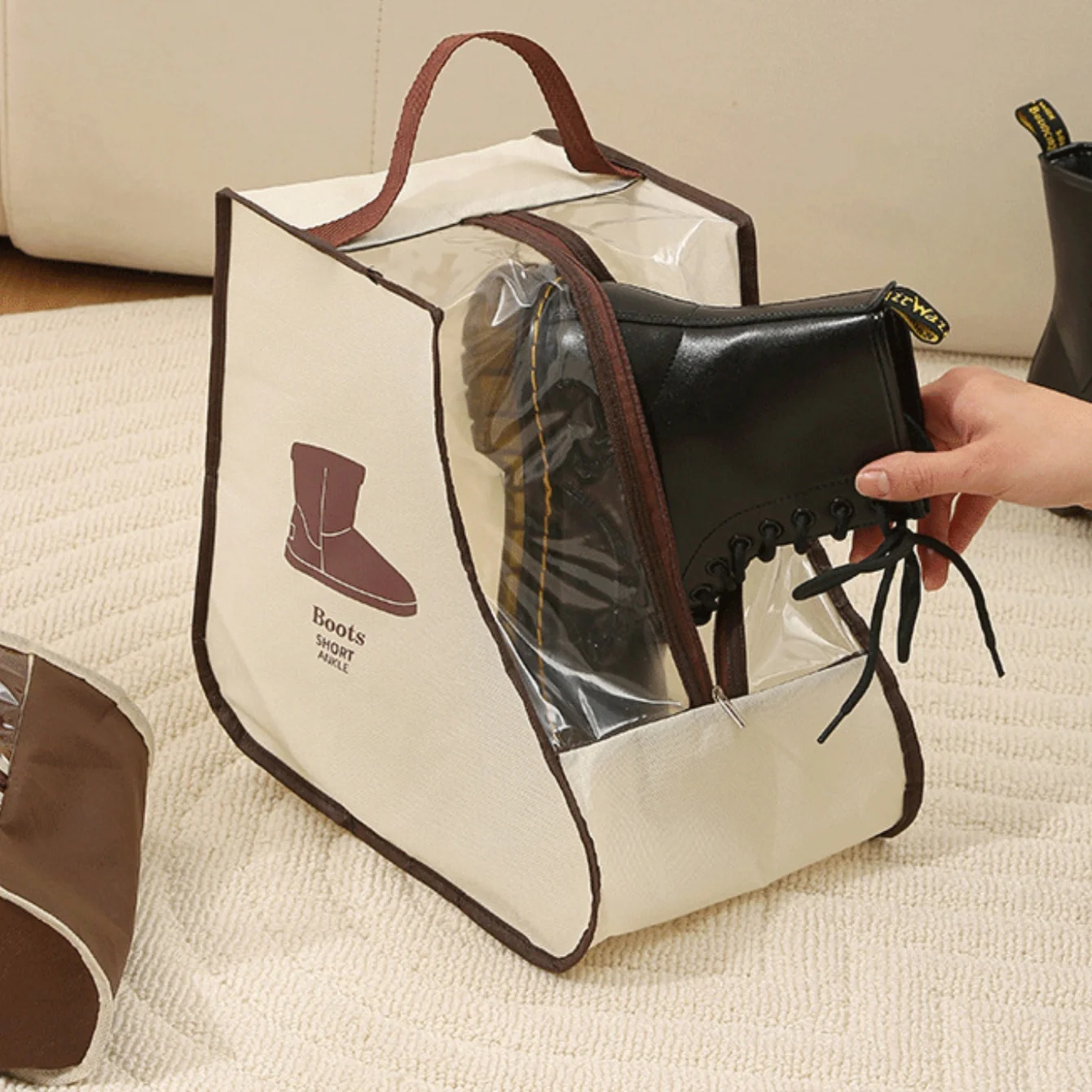 Boots Storage Bag, Tall Boots Storage/Protector Bag, Portable Waterproof Storage Bags Are Used for Travel Storage, Under The Bed