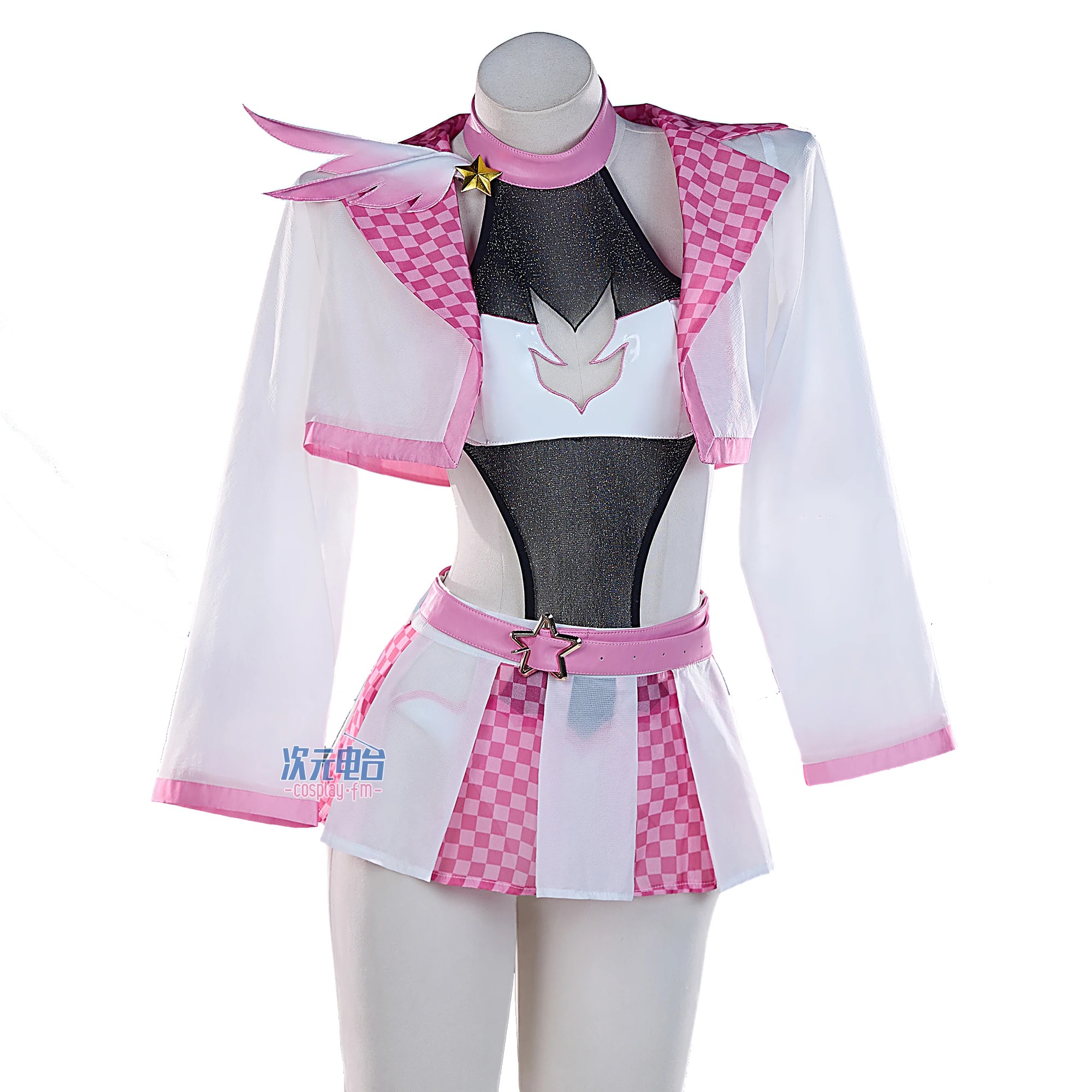 

Anime Fate Kaleid Liner Cosplay Costumes Sexy Racing Girl Outfits Women Coat Jumpsuit Skirt Set Halloween Carnival Party Clothes