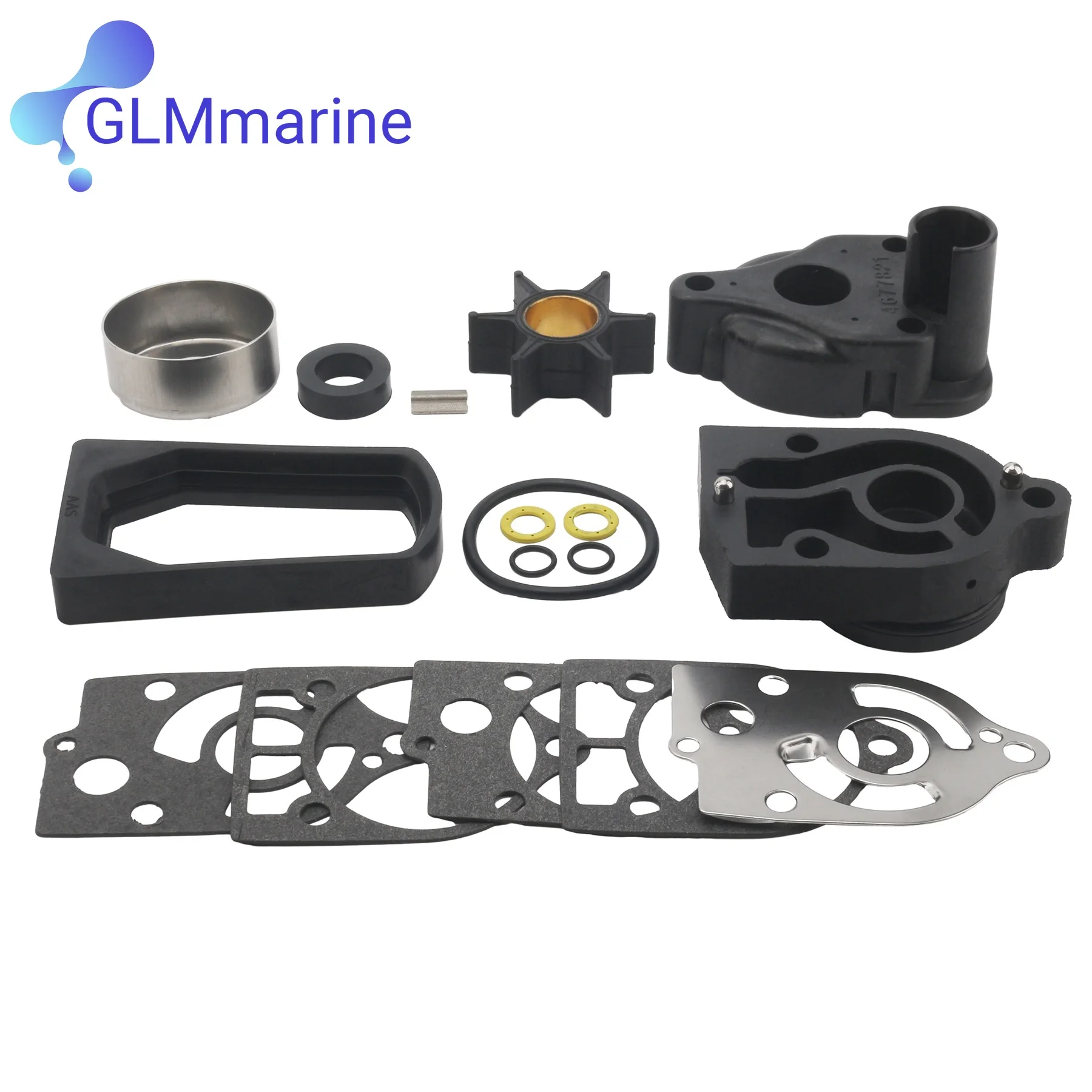 

77177A3 Water Pump Impeller Repair Kit for Mercury 30 JET 35-70 HP Boat Outboard Engine 46-77516A3 46-77177A3 46-73640A2 18-3322