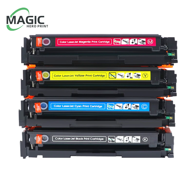 Imagem -03 - Impressora Colorida Compatível para hp Cartucho de Toner Cor M282nw M283fdn M283fdw M283cdw M255dw M255nw W2210a 206a W2110a Cores Conjunto